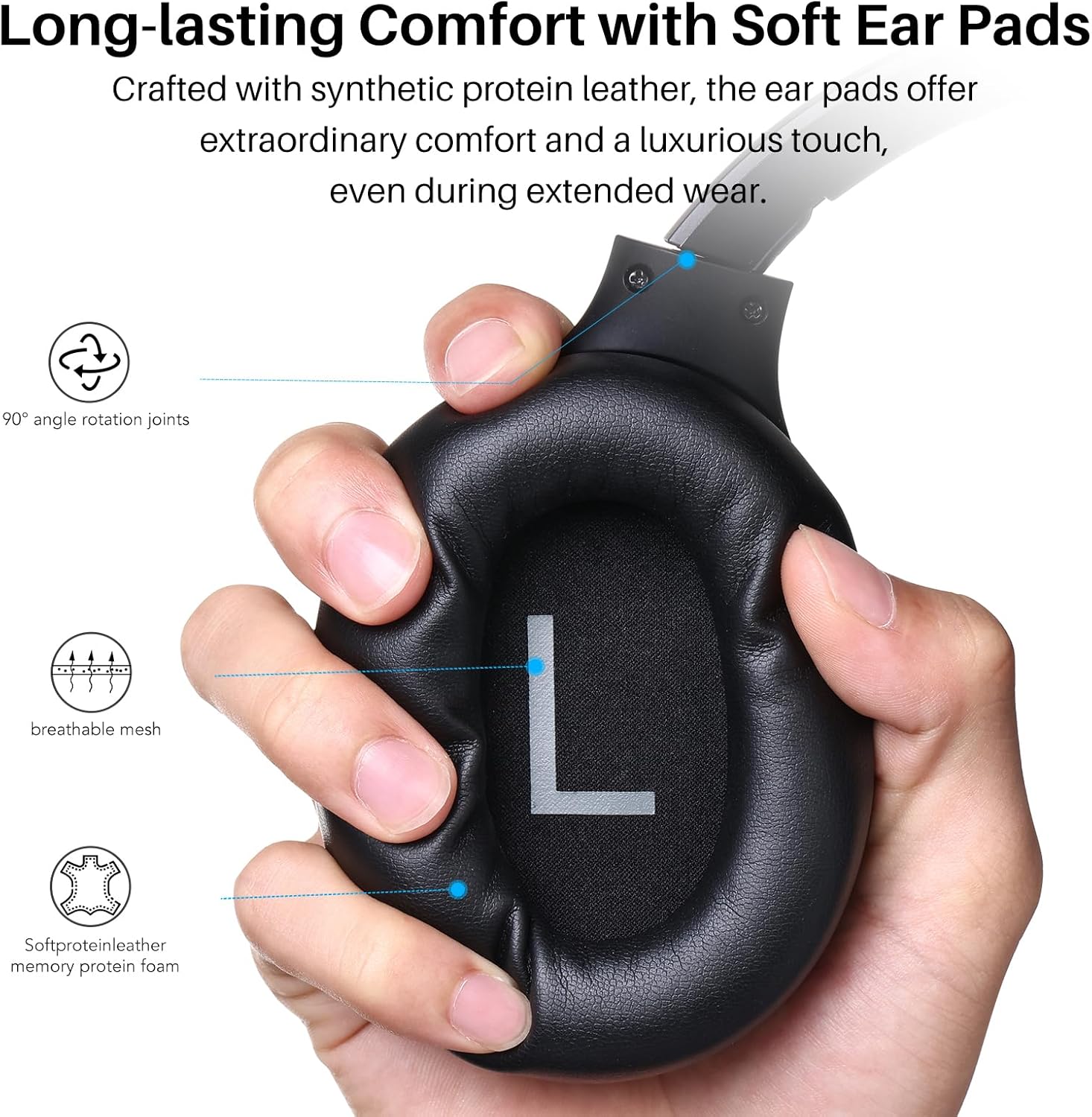 HT2 Hybrid Active Noise Cancelling Headphones - Image 7