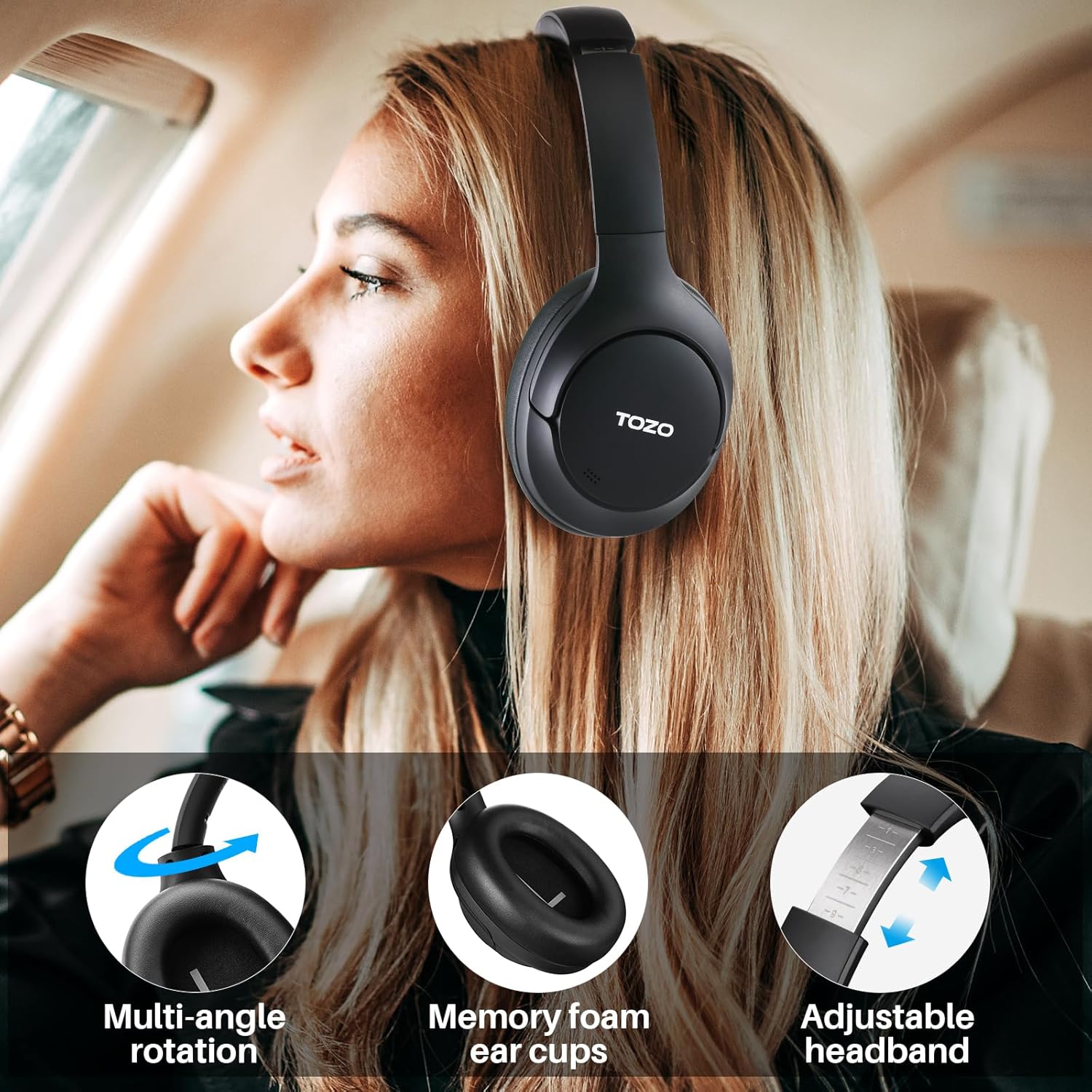 HT2 Hybrid Active Noise Cancelling Headphones - Image 8